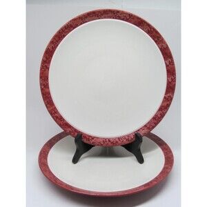 Noritake Elements Coral 11" Dinner Plates Set of 2